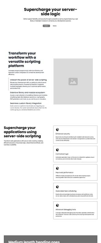 Blueprint of a website's structure